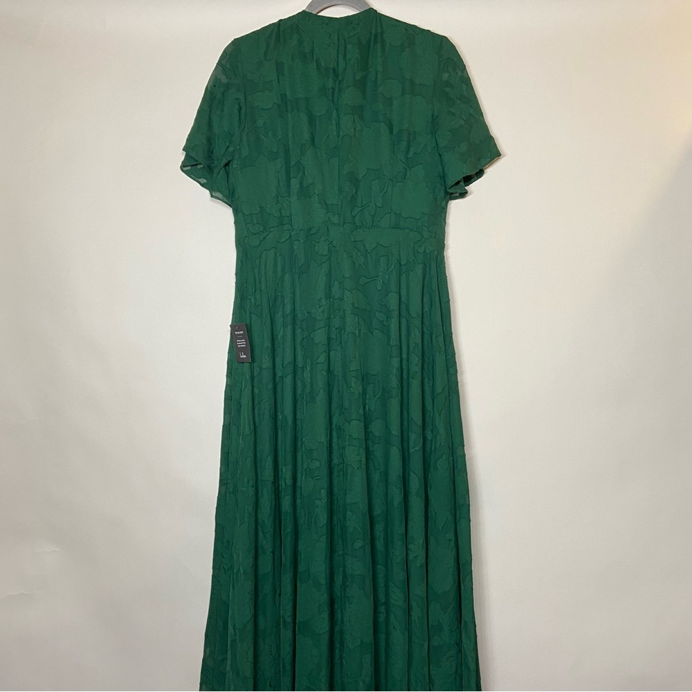 NWT Lulus Medium Splendid Celebration Floral Rose Print Wrap Maxi Long Dress - Picture 5 of 9